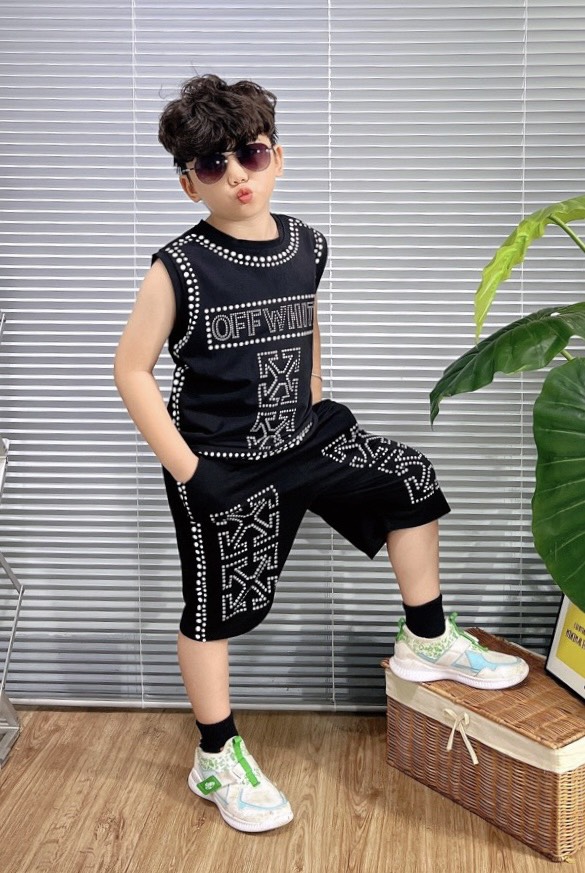 Bộ sát nách chấm bi Cotton (8-23Kg)