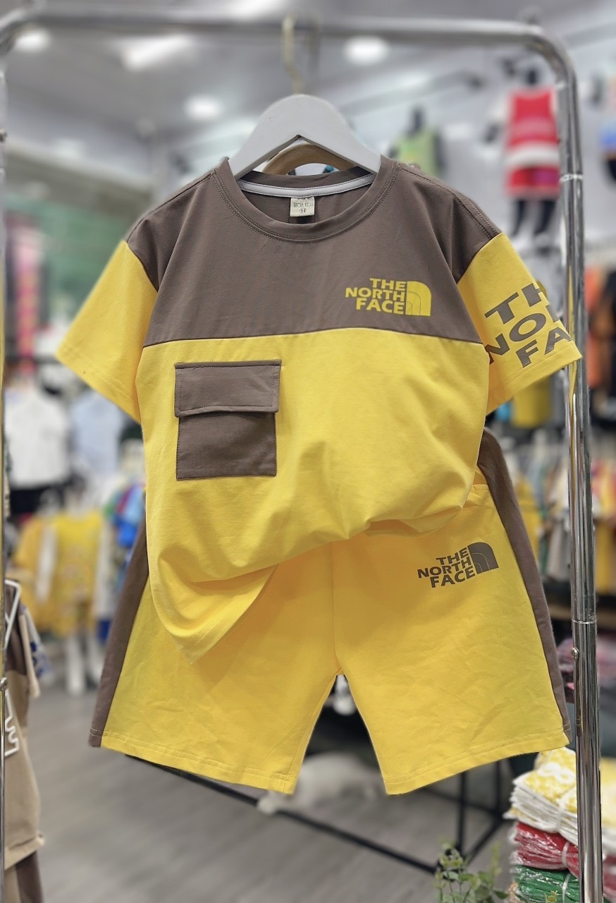 Bộ bé trai cotton túi phối màu (8-23kg)