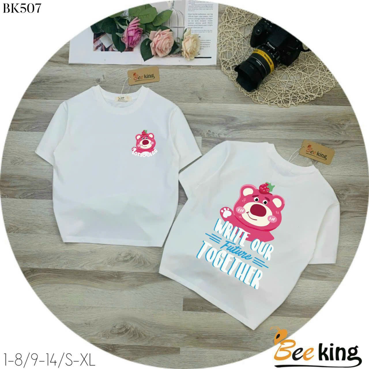 Áo Gấu dâu BK (đại)