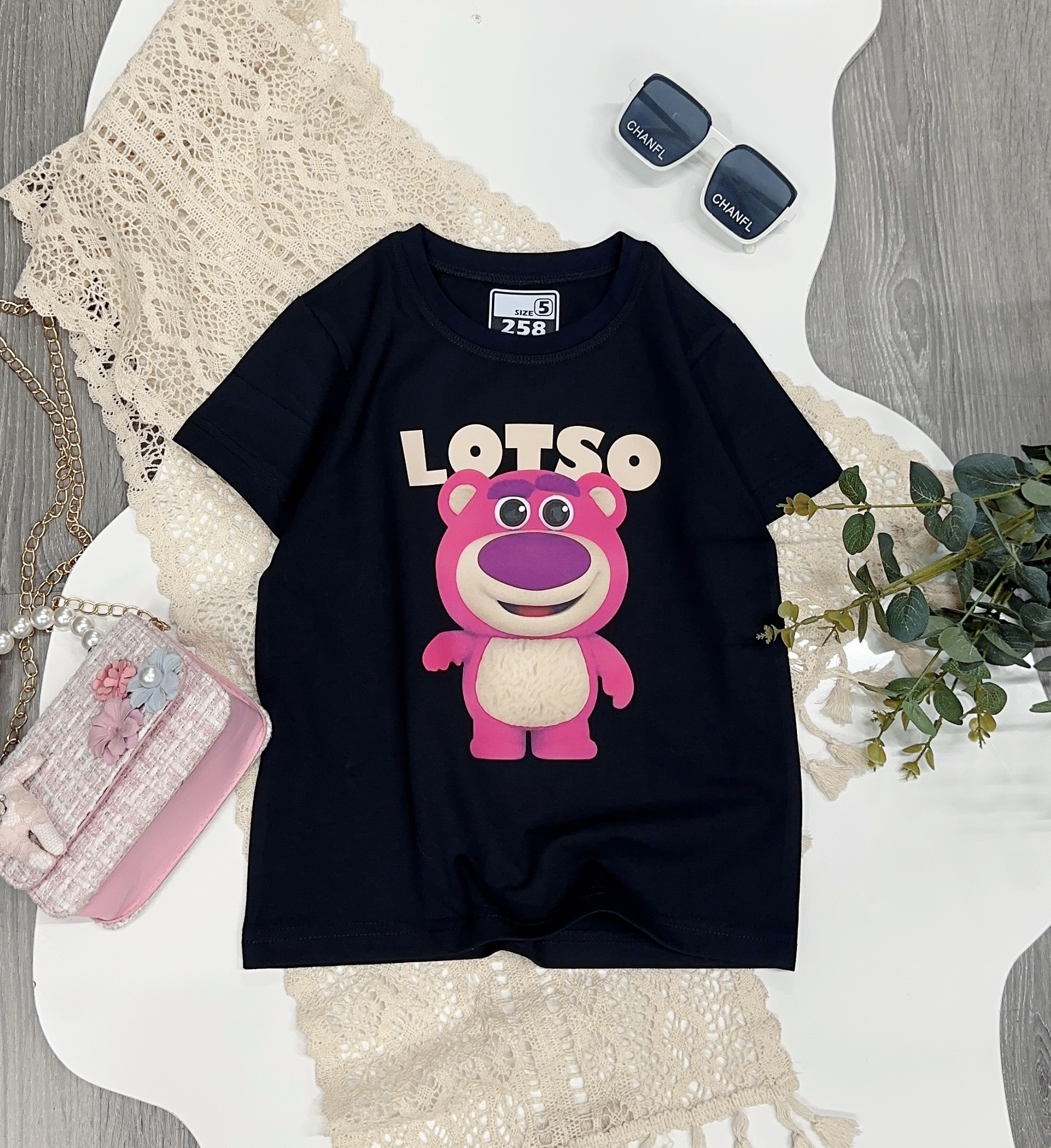 Áo Gấu Dâu LOTSO (22-33kg)