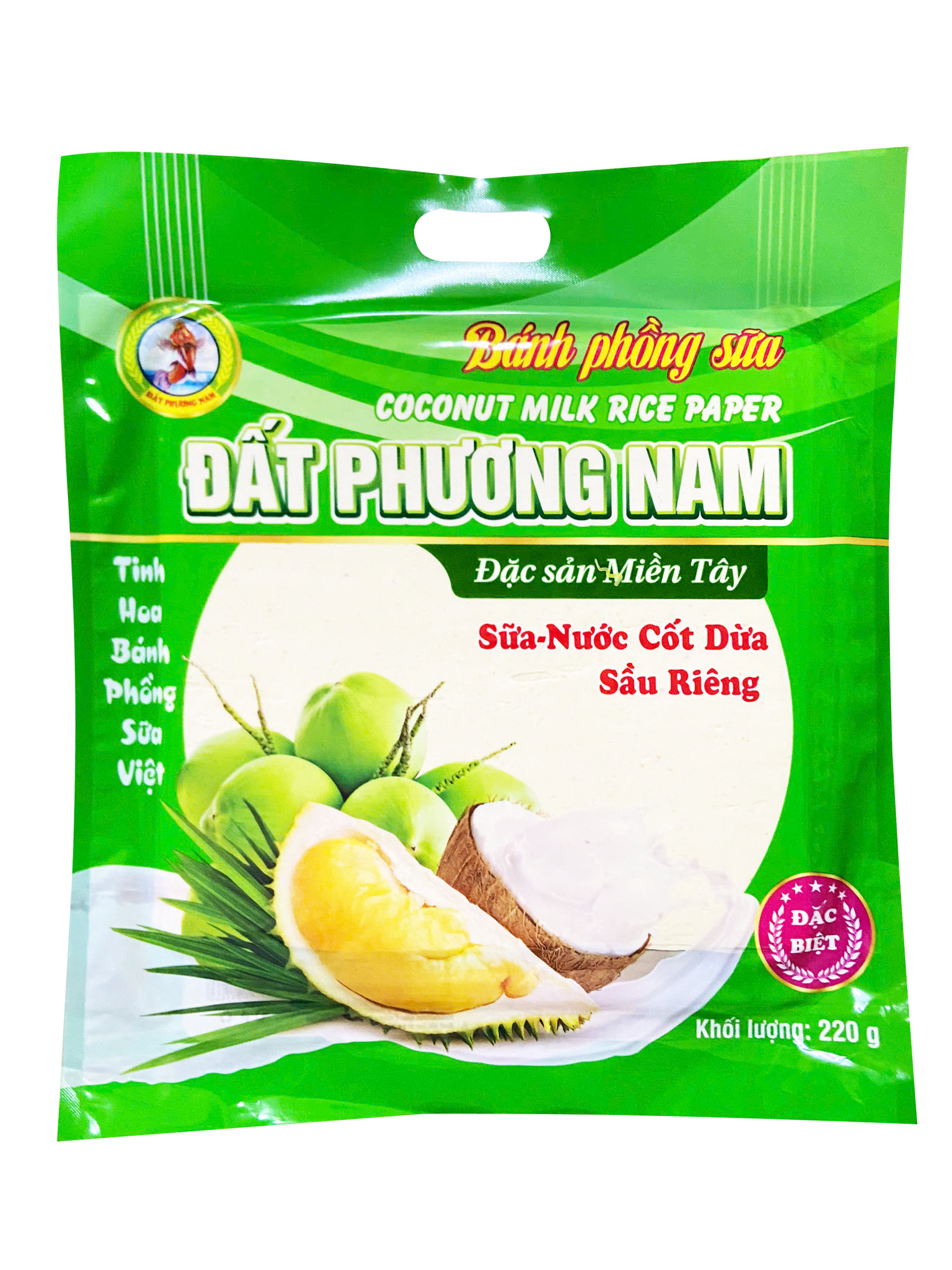 Bánh Phồng Sữa Đất Phương Nam 220g