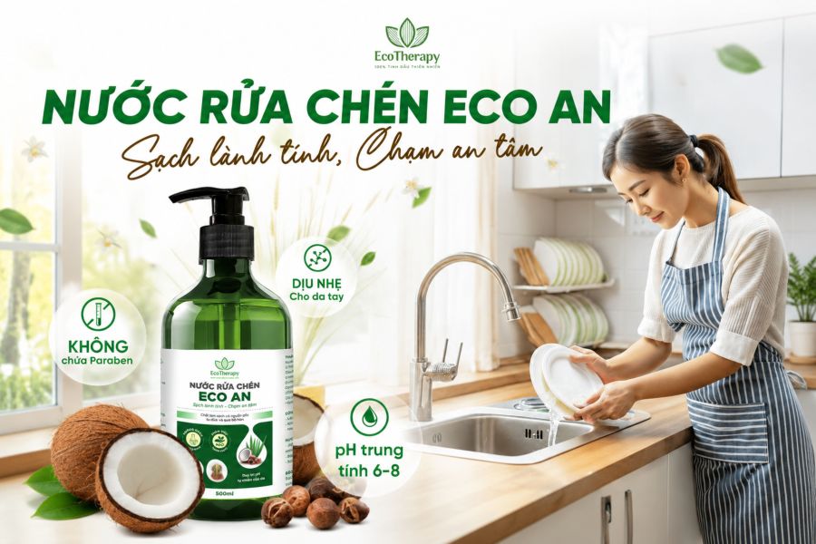 Nước rửa chén lành tính cho da tay được nhiều mẹ bỉm lựa chọn