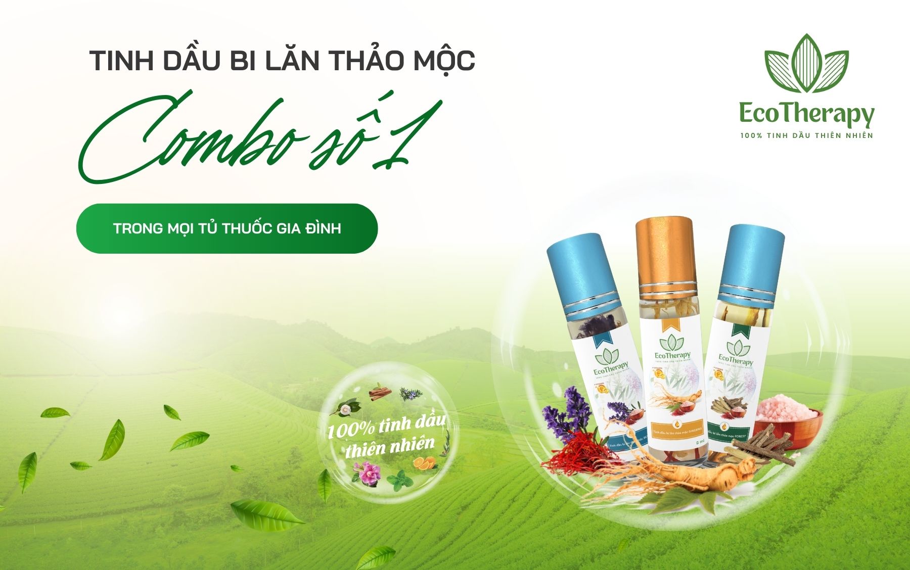 TINH DẦU BI LĂN THẢO MỘC ECOTHERAPY – 