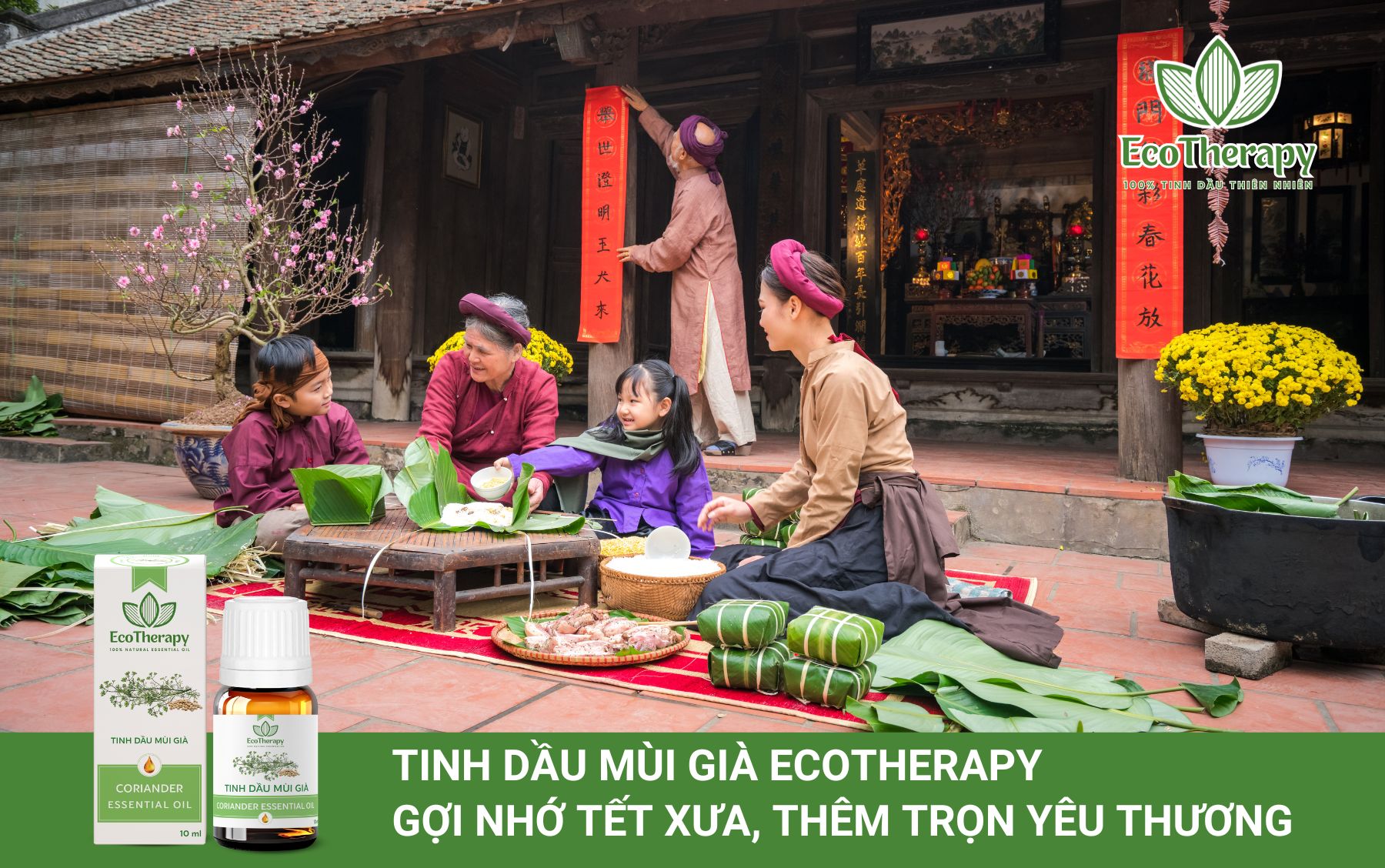 TINH DẦU MÙI GIÀ ECOTHERAPY – GỢI NHỚ TẾT XƯA, THÊM TRỌN YÊU THƯƠNG