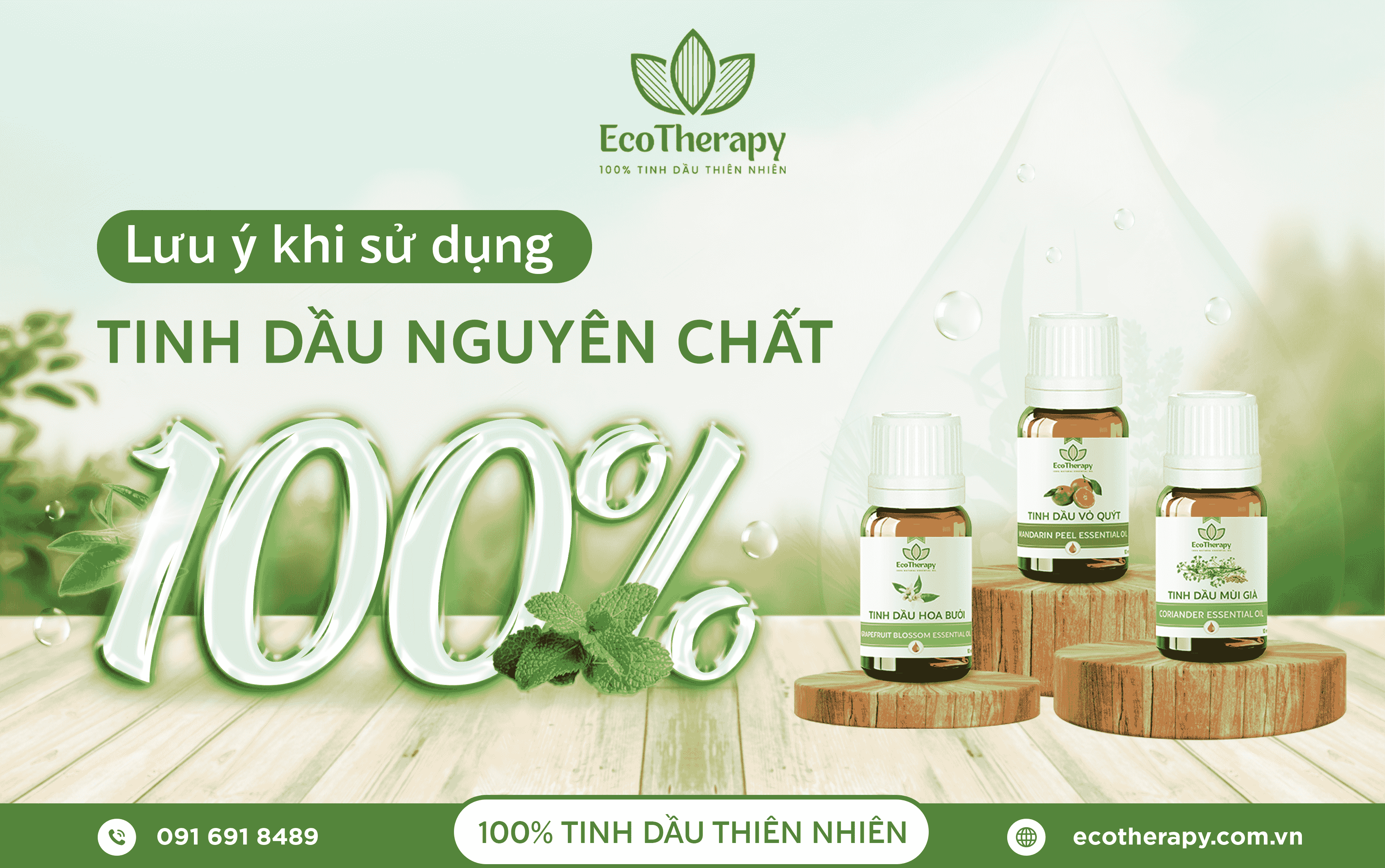 Lưu Ý Khi Sử Dụng Tinh Dầu Nguyên Chất 100%