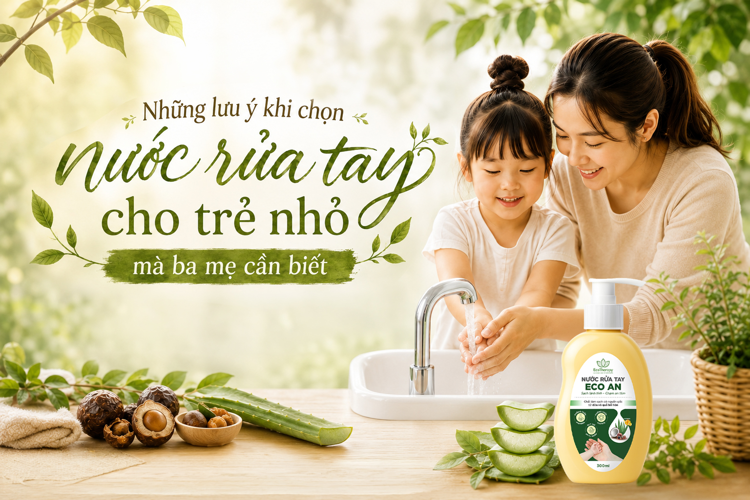 Những lưu ý khi chọn nước rửa tay cho trẻ nhỏ mà ba mẹ cần biết