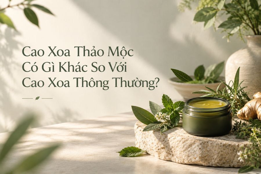 Cao Xoa Thảo Mộc Có Gì Khác So Với Cao Xoa Thông Thường?