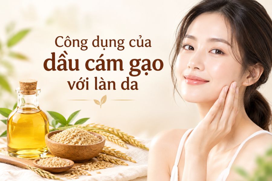 Dầu cám gạo là gì? Công dụng của dầu cám gạo trong chăm sóc và dưỡng da