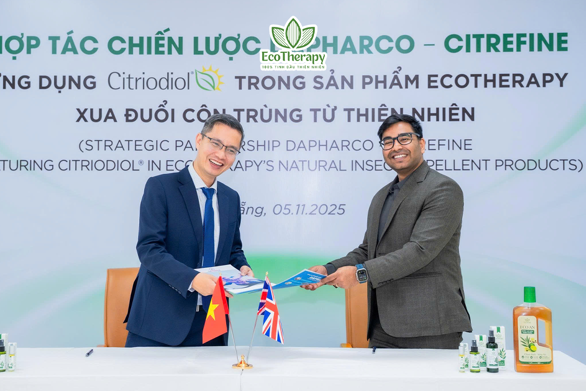 CITREFINE ĐƯA TIN VỀ HỢP TÁC CHIẾN LƯỢC CÙNG DAPHARCO – KHẲNG ĐỊNH CHẤT LƯỢNG ECOTHERAPY