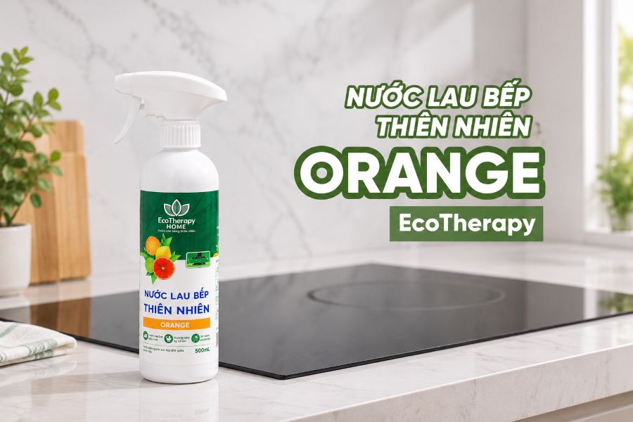Nước Lau Bếp Thiên Nhiên ORANGE - Hương cam tươi mát