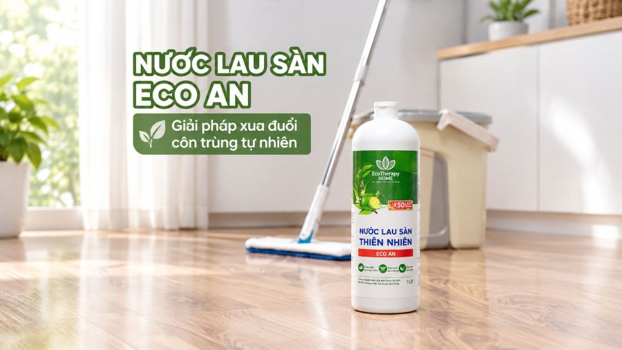 Nước lau sàn ECO AN - Giải pháp xua đuổi côn trùng tự nhiên