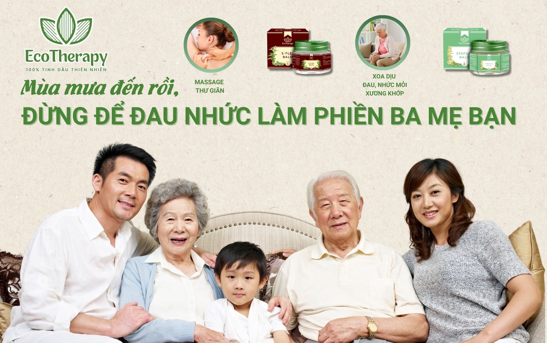 Mùa Mưa Đừng Để Cơn Đau Làm Nhòa Đi Nụ Cười Của Ba Mẹ!