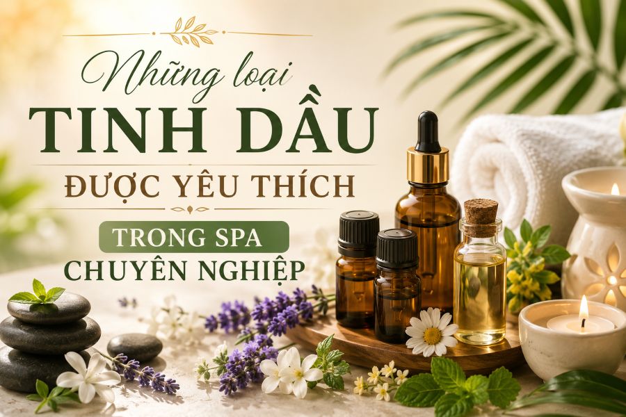 Những loại tinh dầu được yêu thích trong spa chuyên nghiệp
