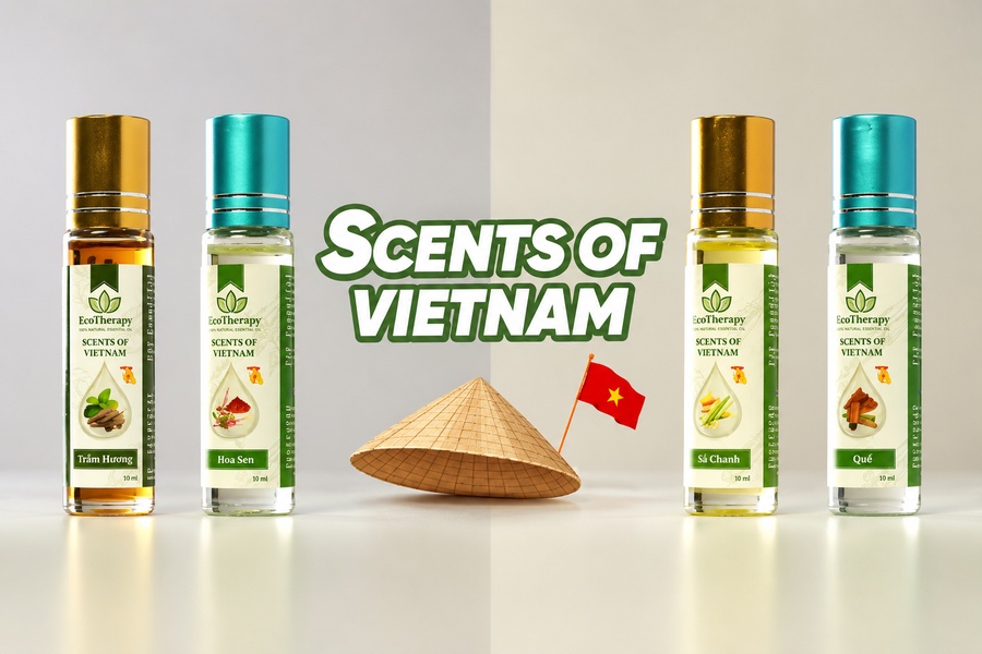 Trọn ký ức Việt qua Bộ sưu tập Tinh dầu bi lăn Scents of Vietnam