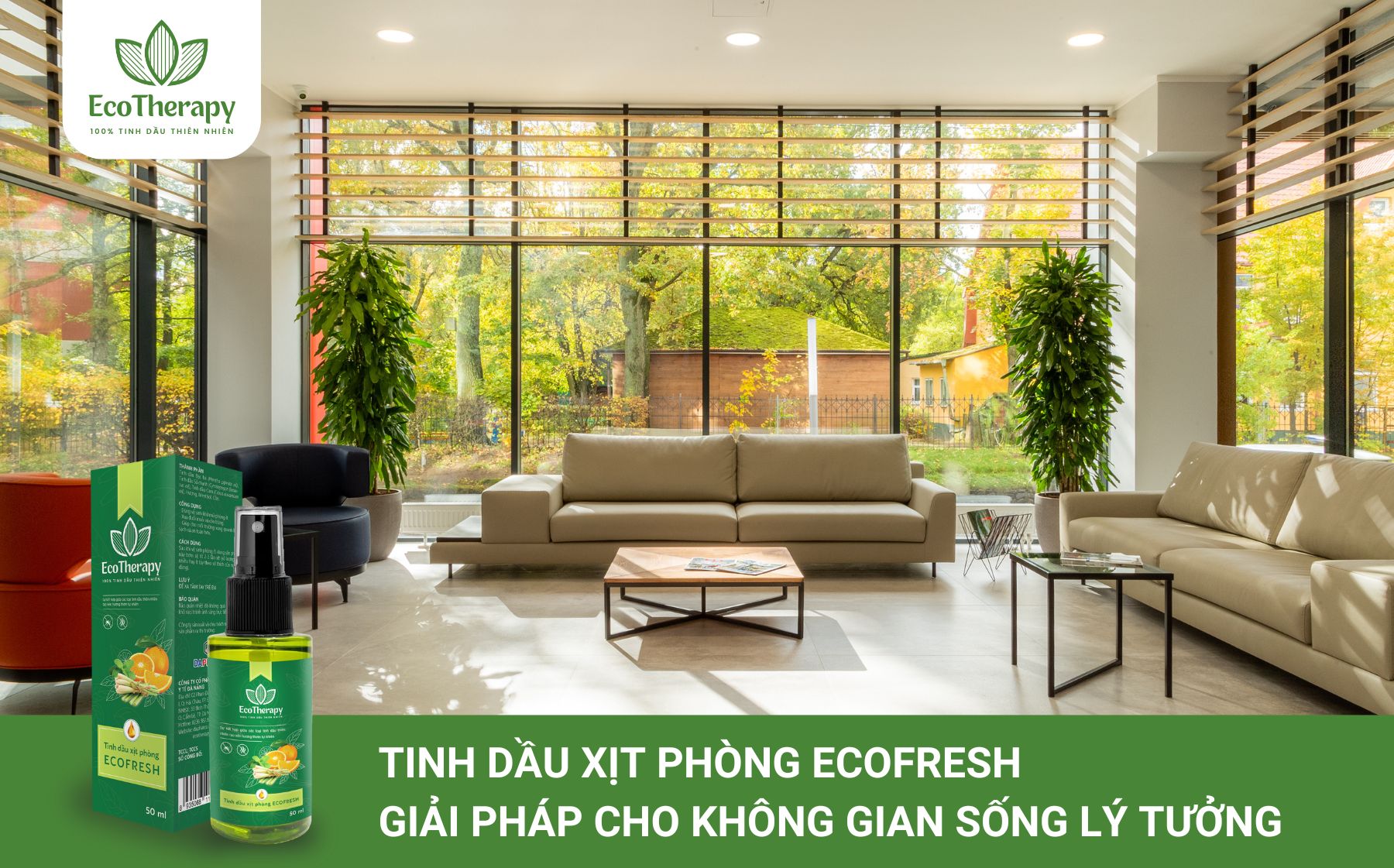 TINH DẦU XỊT PHÒNG ECOFRESH – GIẢI PHÁP CHO KHÔNG GIAN SỐNG LÝ TƯỞNG