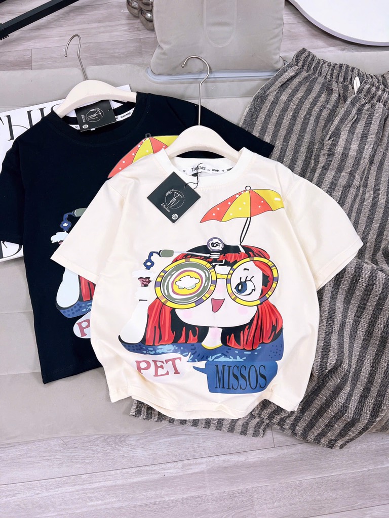 SET BÉ GÁI SZ ĐẠI QUẦN KẺ CÔ GÁI ĐEO KÍNH (XẢ 120k)