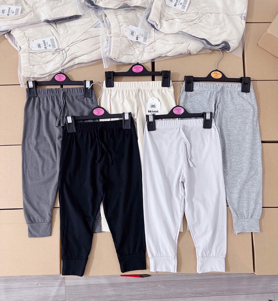SET 5 QUẦN COTTON TONE GHI SÁNG CHO BÉ TRAI (SALE 99k)