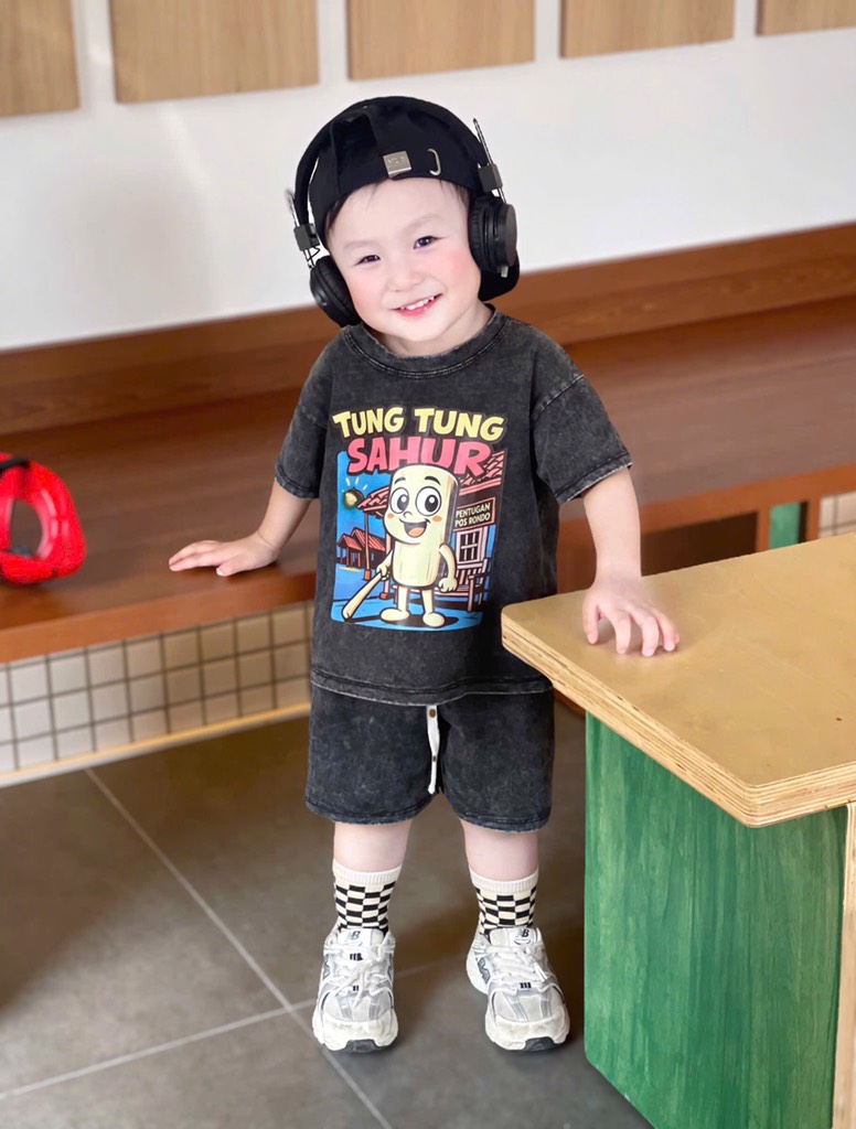 SET BỘ CỘC TUNG TUNG SHAHUR XÁM LOANG BÉ TRAI