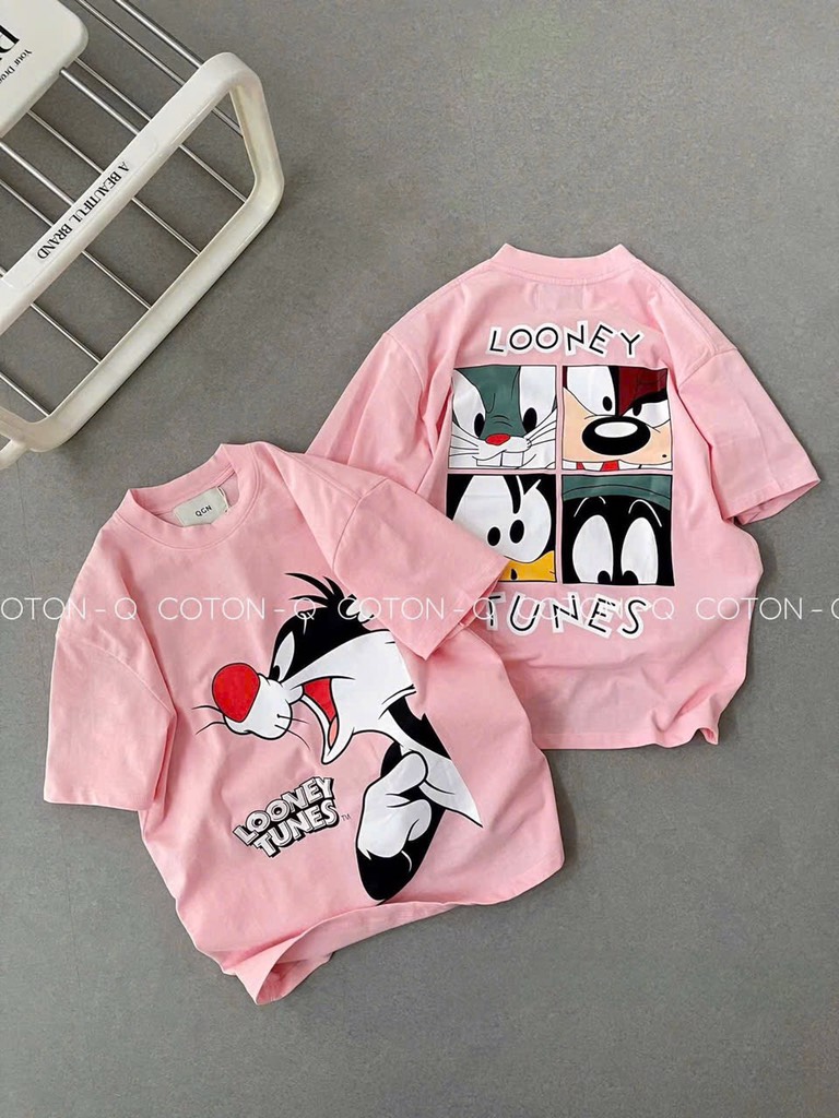 ÁO PHÔNG IN 2 MẶT SÓC LOONEY NỮ