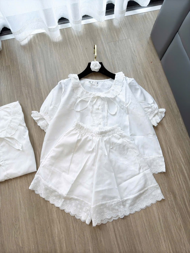 BỘ NGỦ BÈO REN TIỂU THƯ NỮ SẴN (SALE 99k)