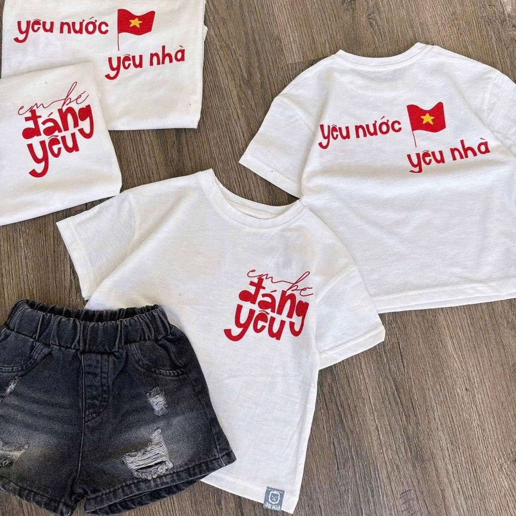 SET BỘ YÊU NƯỚC YÊU NHÀ MIX SOOC BÉ TRAI