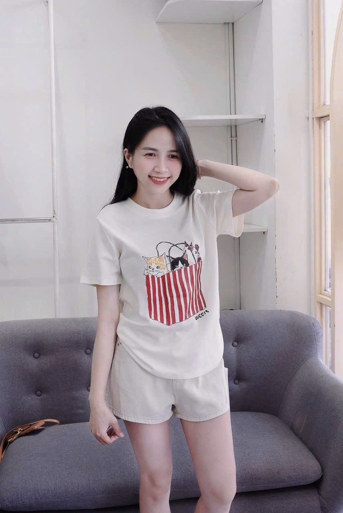 SET MÈO BẮP RANG BƠ MIX SOOC NỮ