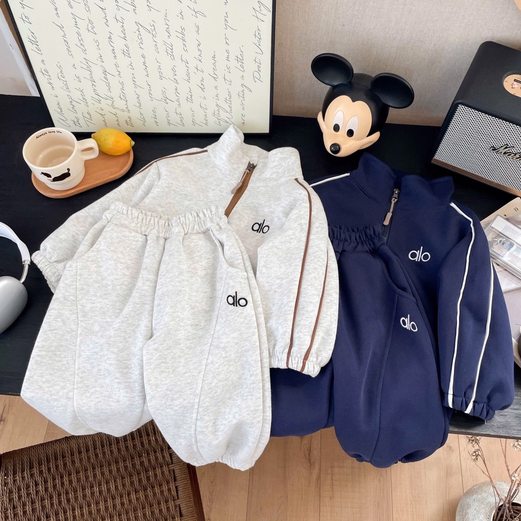 BỘ NỈ DÀI ALO 2 MÀU BÉ TRAI