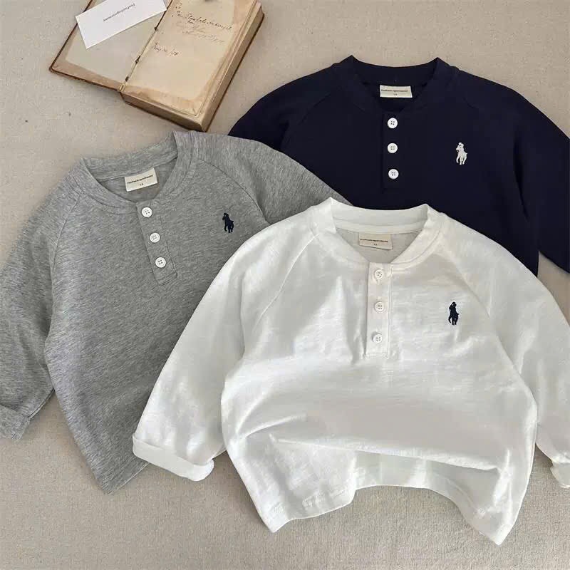 SET 3 ÁO RAGLAN DÀI TAY BÉ TRAI