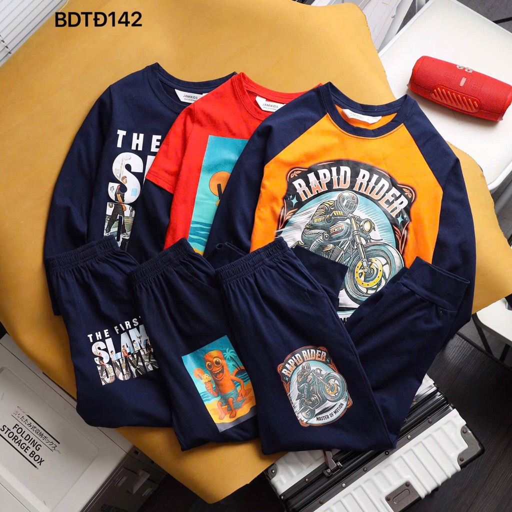 SET BỘ DÀI TAY SIZE ĐẠI 6 MÀU BÉ TRAI