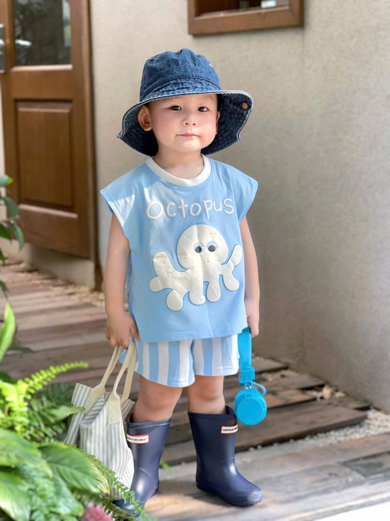 SET SN BẠCH TUỘC XANH KẺ BÉ TRAI