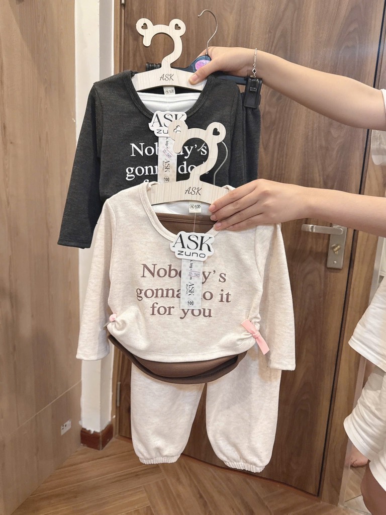 SET 2 BỘ DÀI NOBODY BE XÁM BÉ GÁI