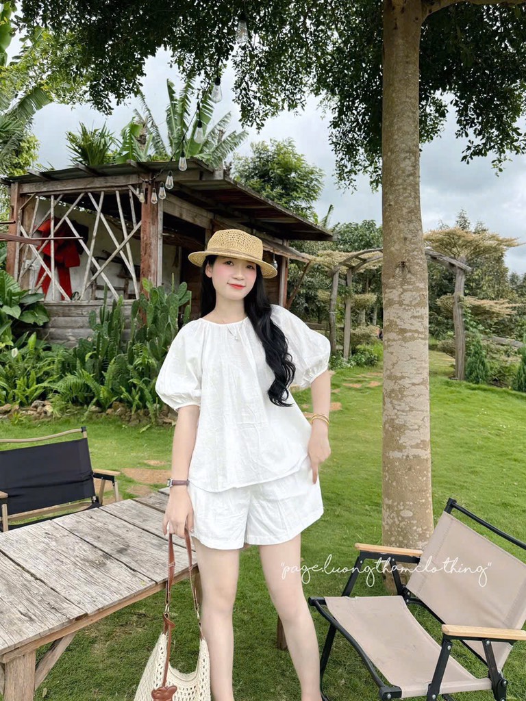 SET BỘ CỘC BABYDOLL ĐŨI TRẮNG NỮ