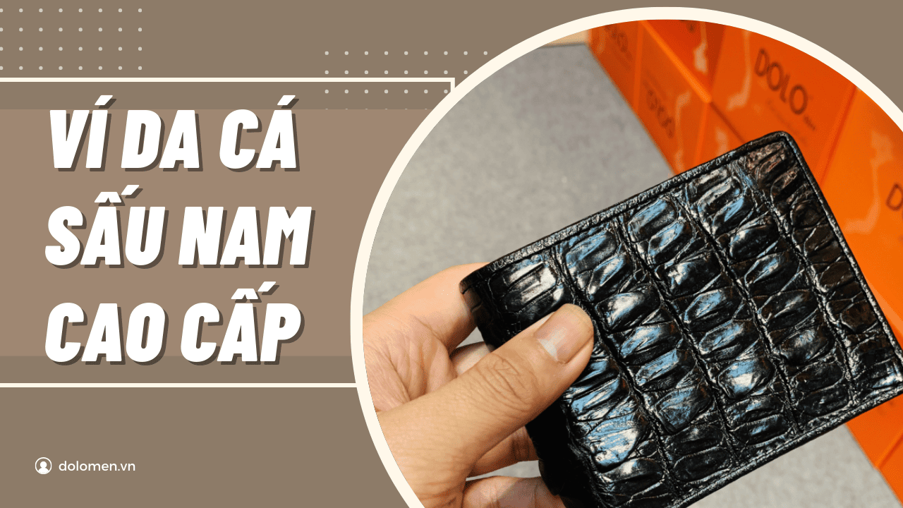 Ví da cá sấu nam cao cấp
