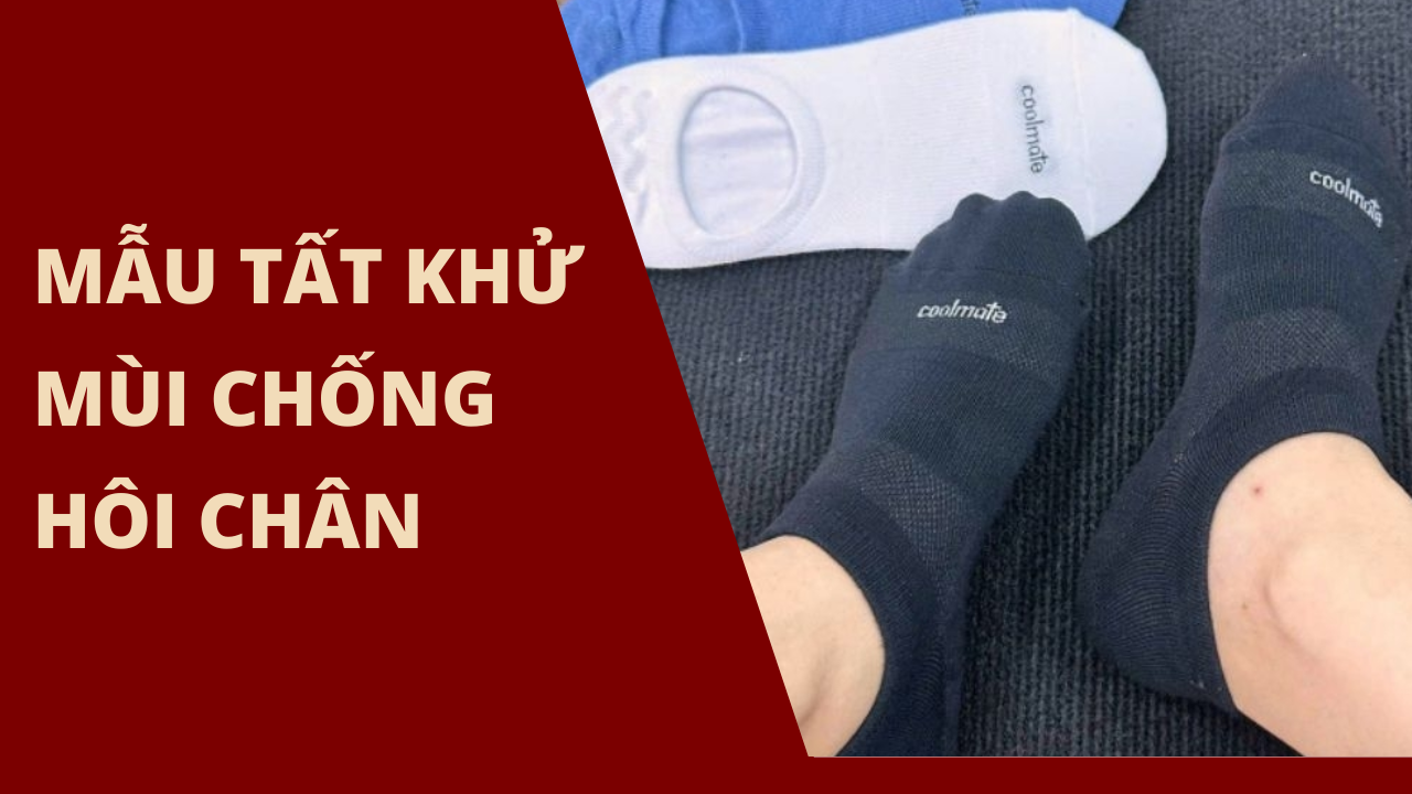 List 10 mẫu tất khử mùi chống hôi chân thoáng khí cho nam