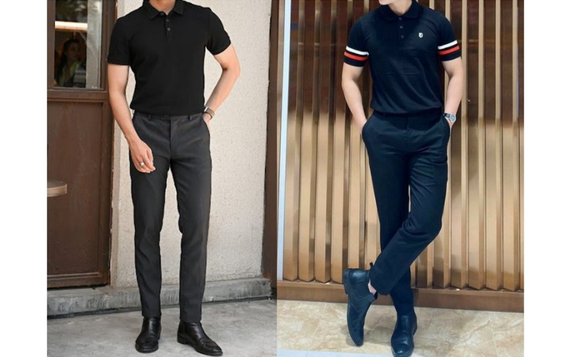 14 Tips phối đồ áo polo nam quần tây lịch lãm chuẩn Quý ông