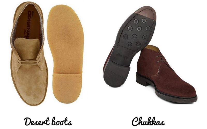 Phân biệt giày Chukka Boots và Desert Boots như thế nào?