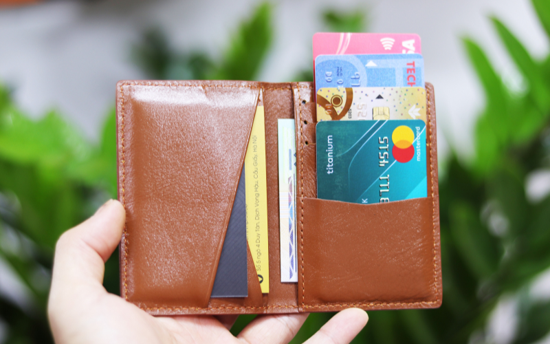 Ví đựng thẻ da thật cao cấp DOLO tiện lợi