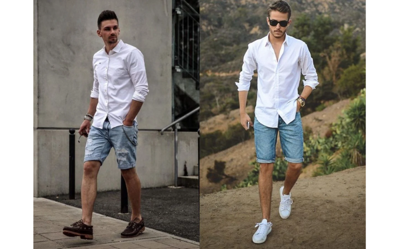 15+ Cách phối đồ với quần short nam đẹp thời trang sành điệu