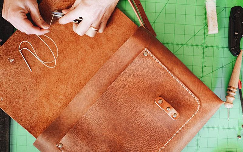 Hướng dẫn cách làm túi da thủ công handmade từ A - Z