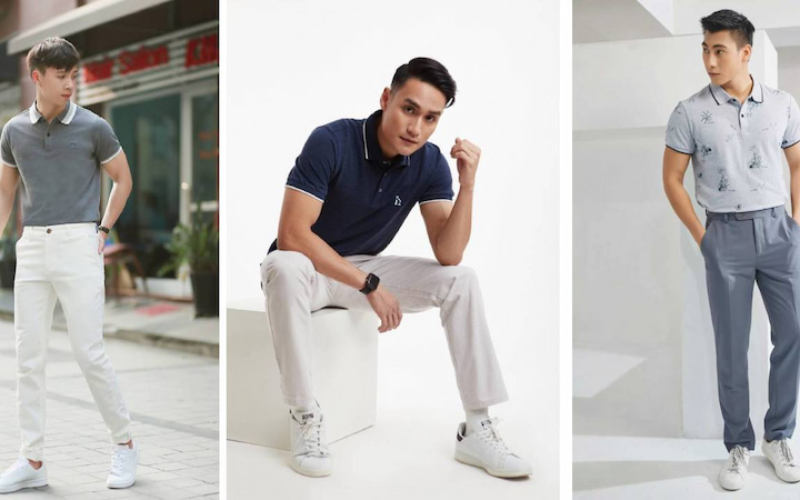14 Tips phối đồ áo polo nam quần tây lịch lãm chuẩn Quý ông