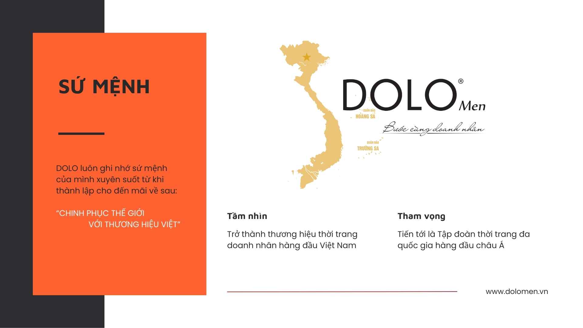 Thông tin giới thiệu về thương hiệu DOLO