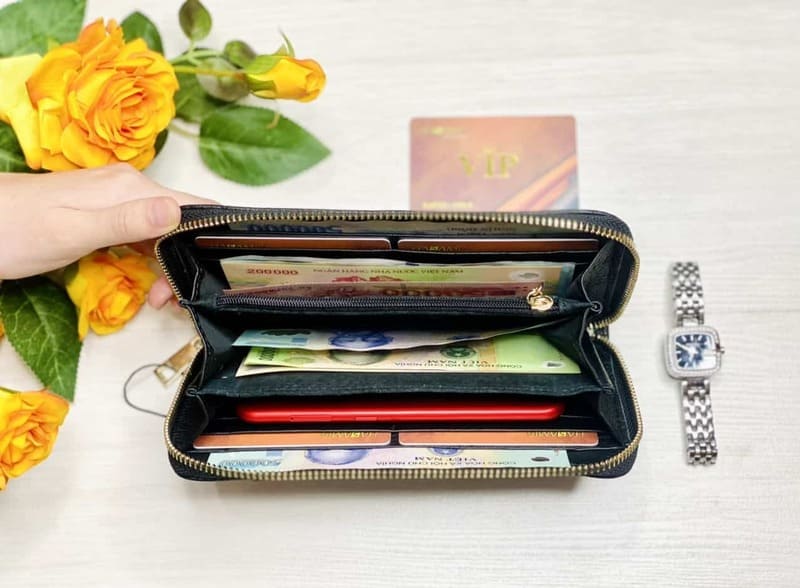 cách sắp xếp ví tiền
