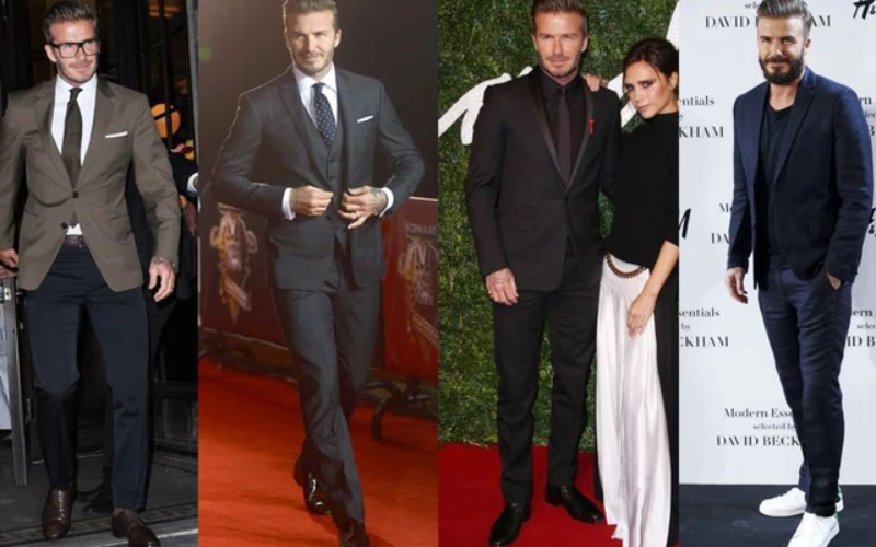 Lên đồ cùng giày tây lịch lãm như cầu thủ David Beckham