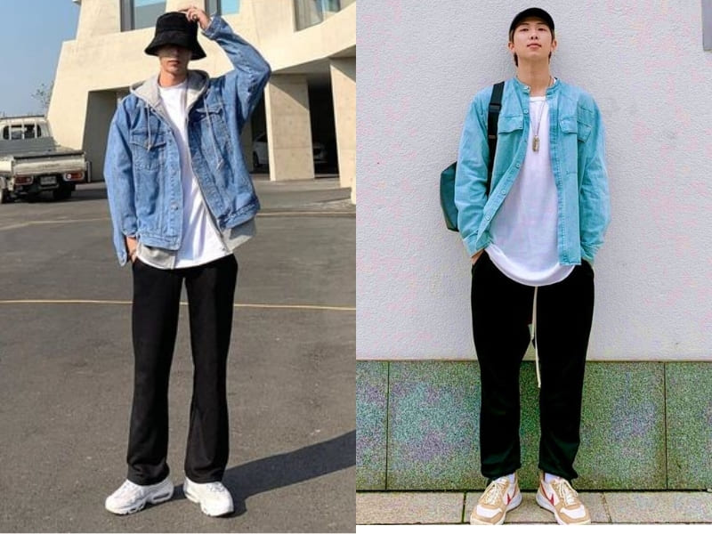 phối đồ cho nam cao 1m7 4