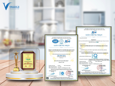 VINAGOLD – SẢN PHẨM ĐẠT CHUẨN, CHỨNG TỪ RÕ RÀNG – ĐẶT TRỌN NIỀM TIN