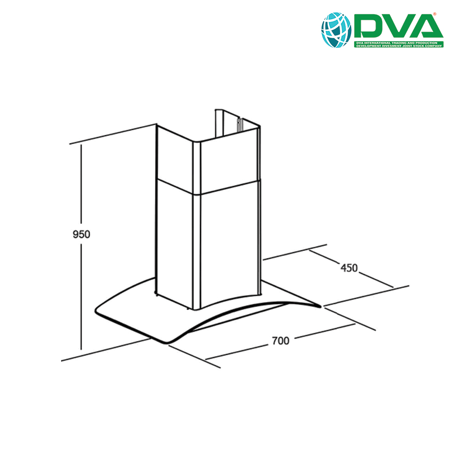 MÁY HÚT MÙI DVA 017HCC