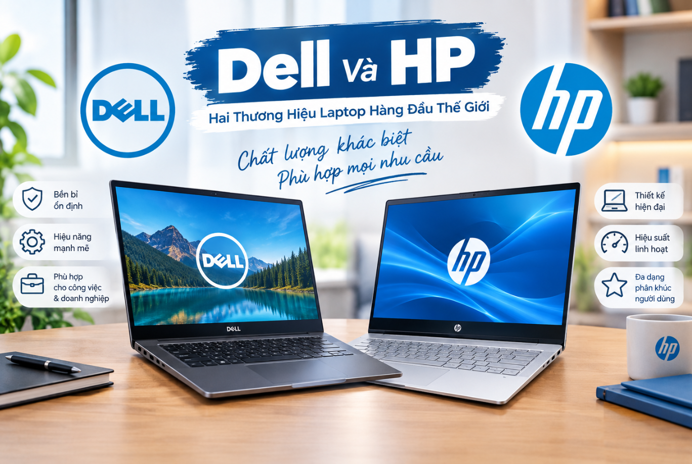 Laptop Cho Sinh Viên Đại Học Kinh Tế Đà Nẵng: Dell Và HP Cấu Hình Nào Phù Hợp?