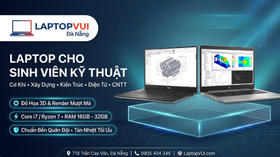 Laptop Nào Phù Hợp Cho Sinh Viên Kỹ Thuật, Thiết Kế ?