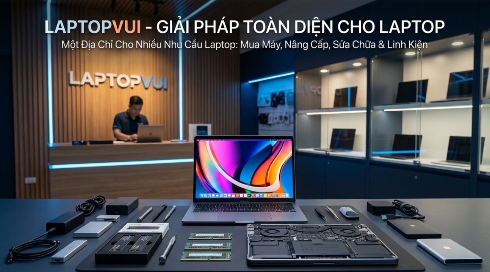 Một Địa Chỉ Cho Nhiều Nhu Cầu Laptop: Mua Máy, Nâng Cấp, Sửa Chữa Và Linh Kiện