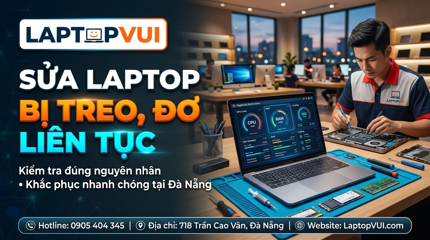 Sửa Laptop Bị Treo, Đơ Liên Tục Tại Đà Nẵng – Kiểm Tra Và Khắc Phục
